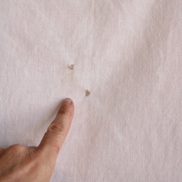 Vintage 1950s Tablecloth Or Kitchen Towel with Cross-stitch Teapot Embroidery - Picture 6 of 10